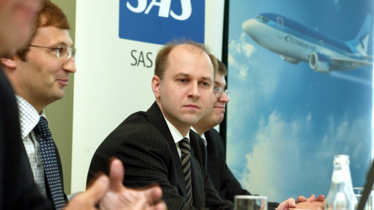 Cresco juht Olev Schults (pildi keskel), kes kuulus omal ajal ka Estonian Airi nõukogusse ning oli ettevõtte aktsionär. (C)Foto: PM/SCANPIX BALTICS